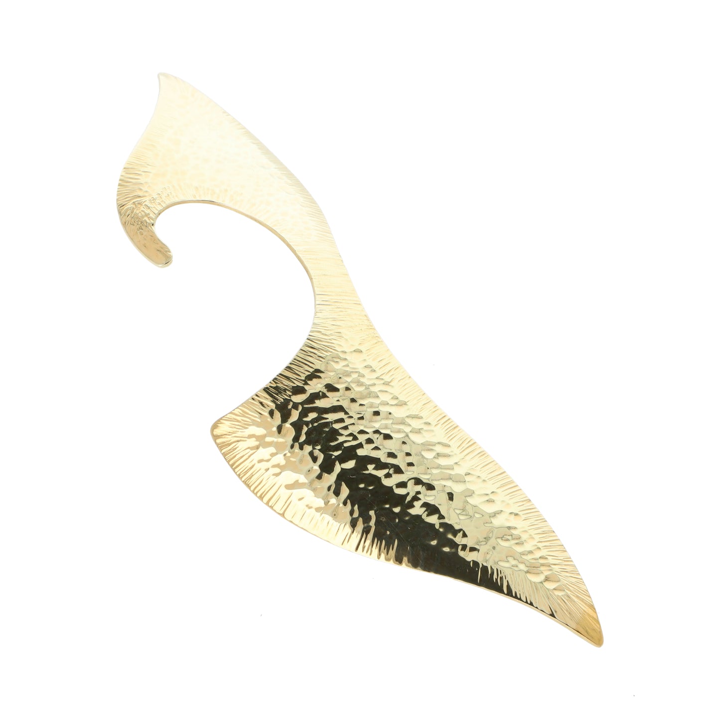 Stylish Handmade Ear cuff Jewelry with added texture to create patterns on the surface