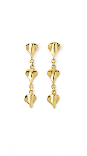 TEMBO 3-DROP EARRINGS