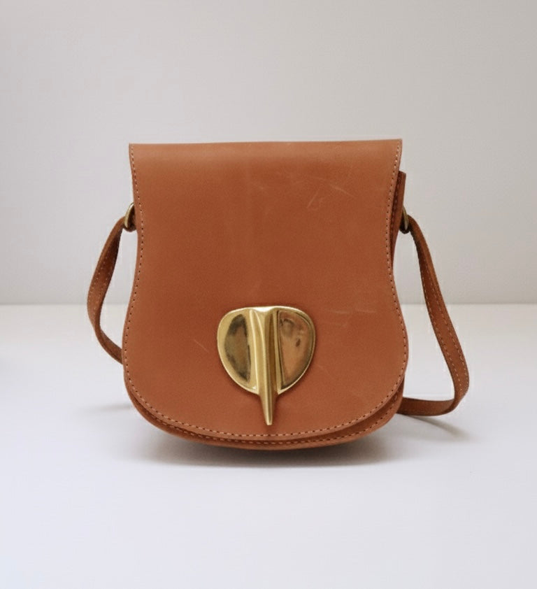 THE SAVANNAH BAG - TAN PULL-UP LEATHER