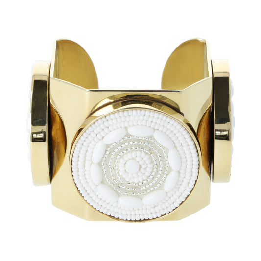 BAMBURI CUFF WHITE