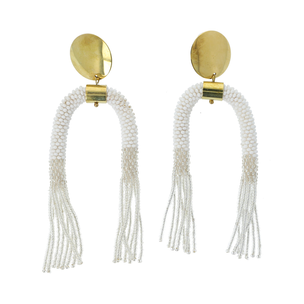 MTWAPA EARRING WHITE