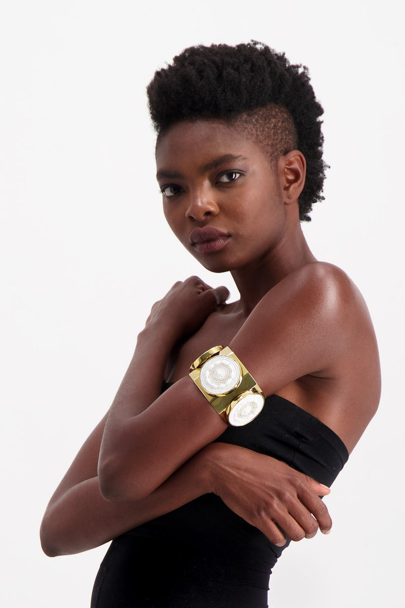 BAMBURI CUFF WHITE
