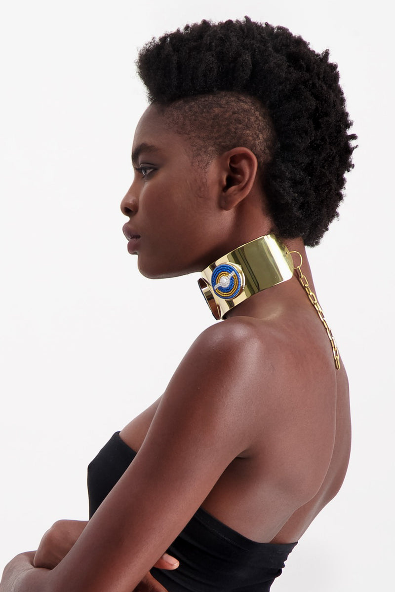 NYALI CHOCKER BLUE