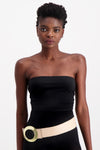 KILIFI BELT NARROW BEIGE