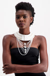 MOYA NECK PIECE WHITE