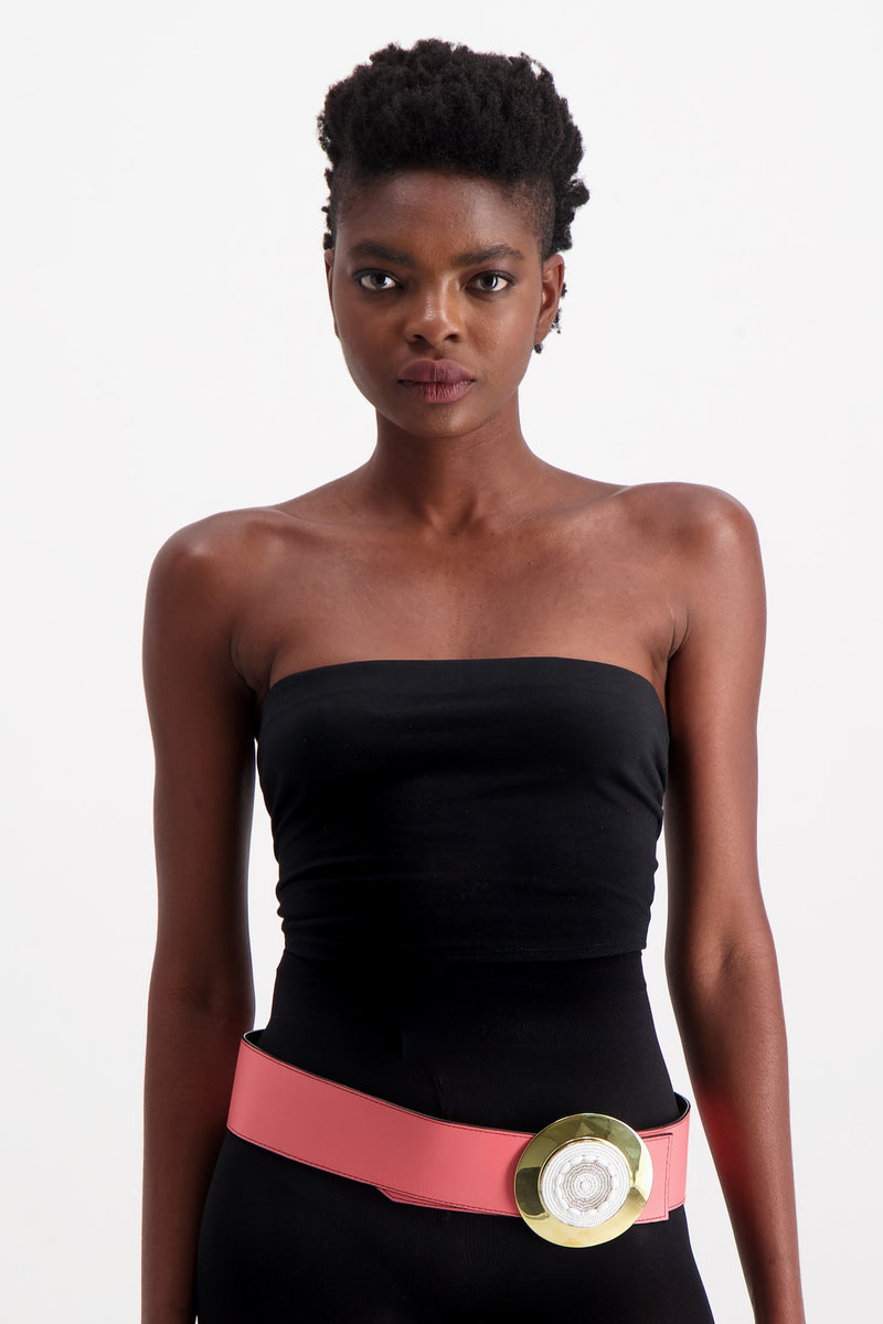 KILIFI BELT WIDE PINK