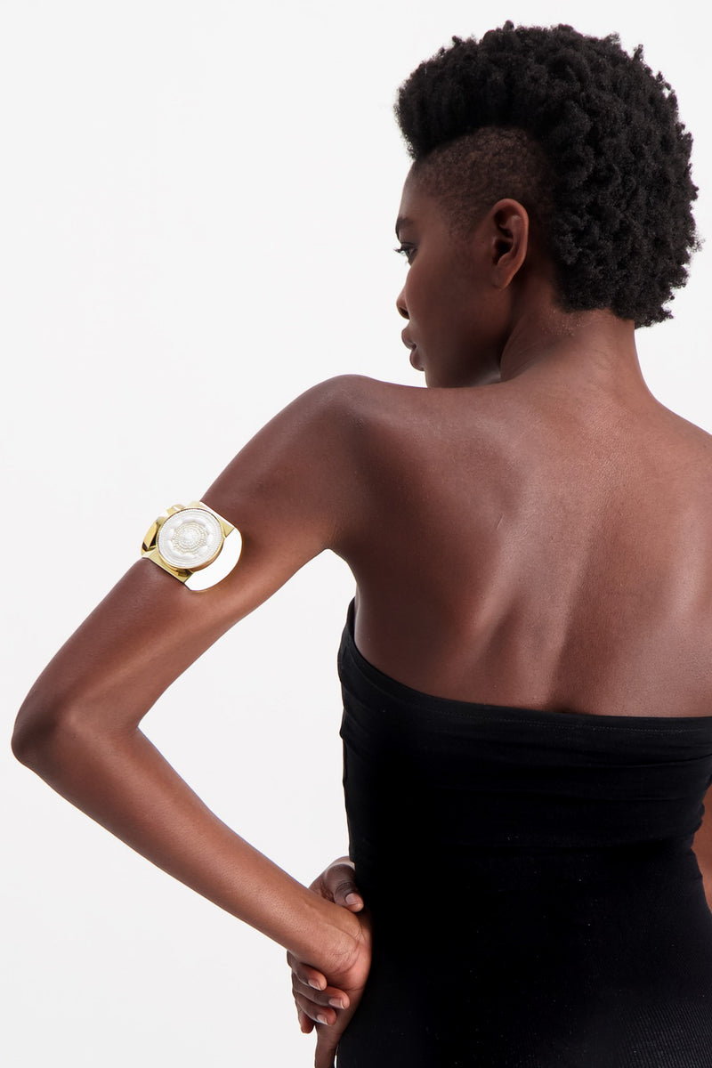BAMBURI CUFF WHITE