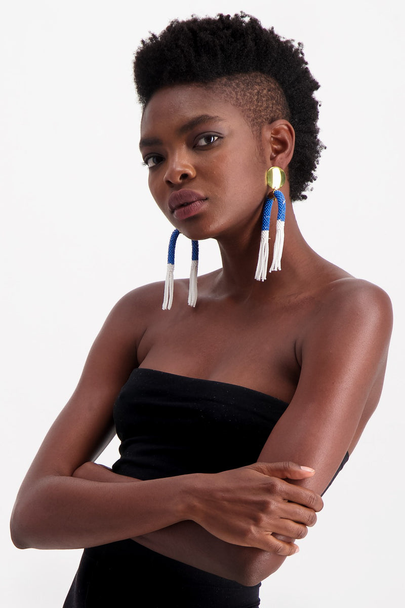 MTWAPA EARRING BLUE