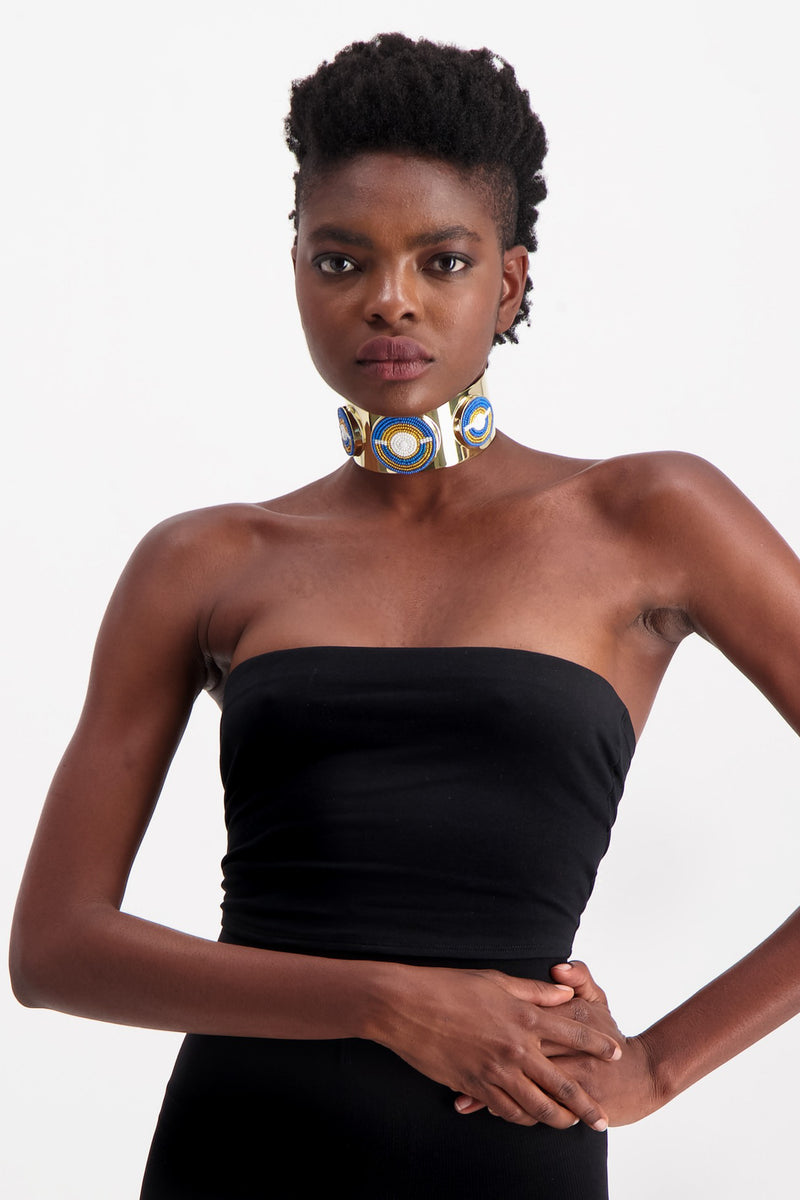 NYALI CHOCKER BLUE