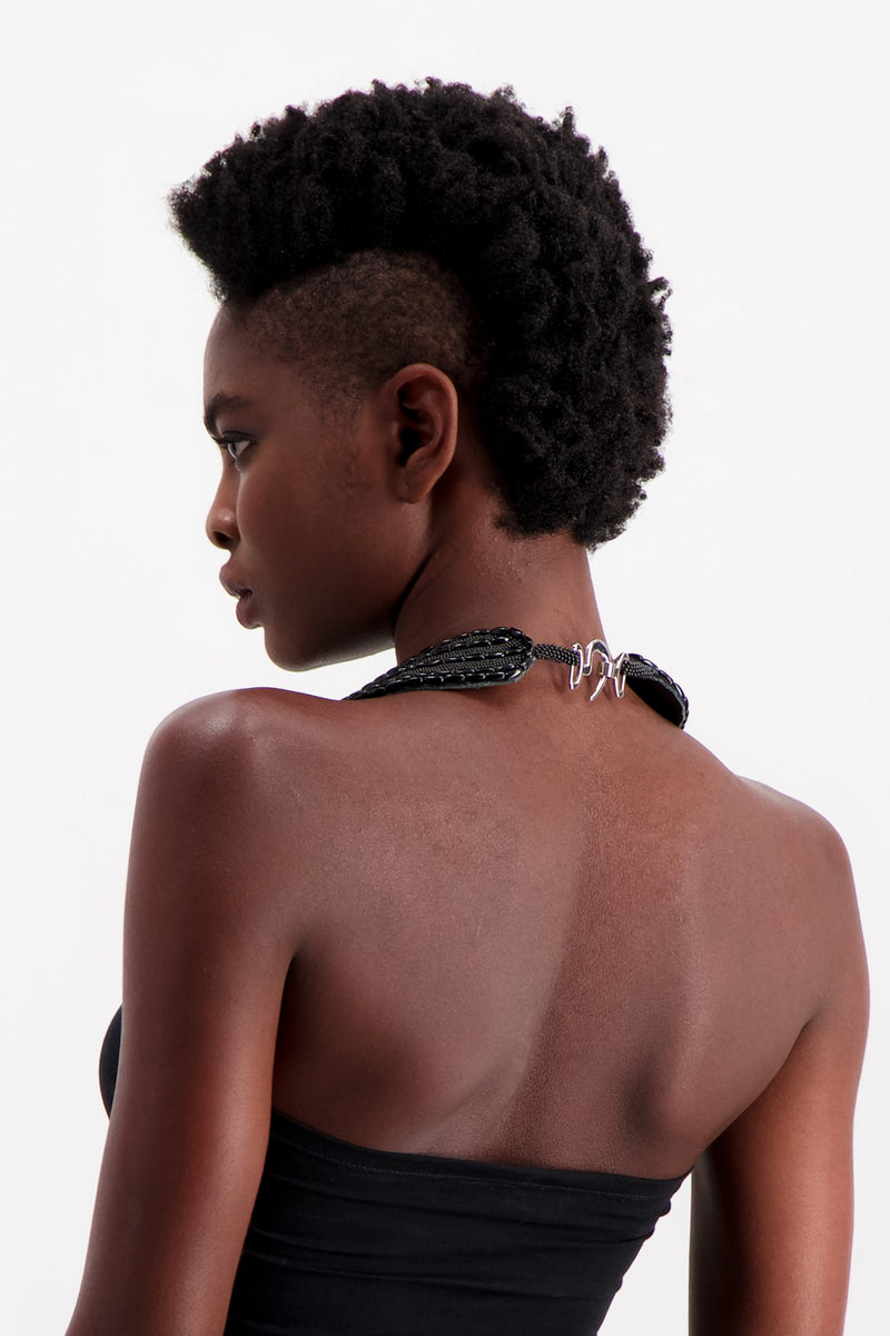 MOYA NECK PIECE BLACK